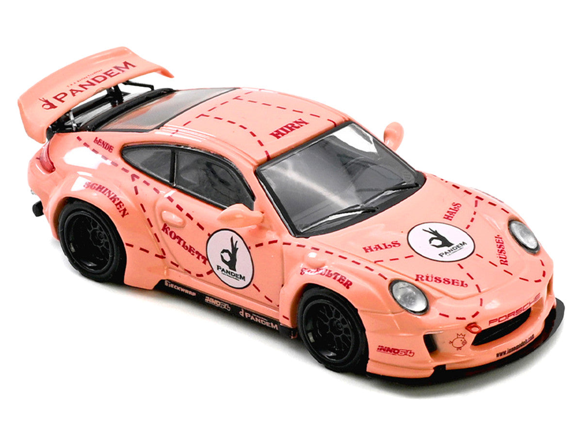 Pandem 997 Pink Pig 1/64 Diecast Model Car by Inno Models Display-2