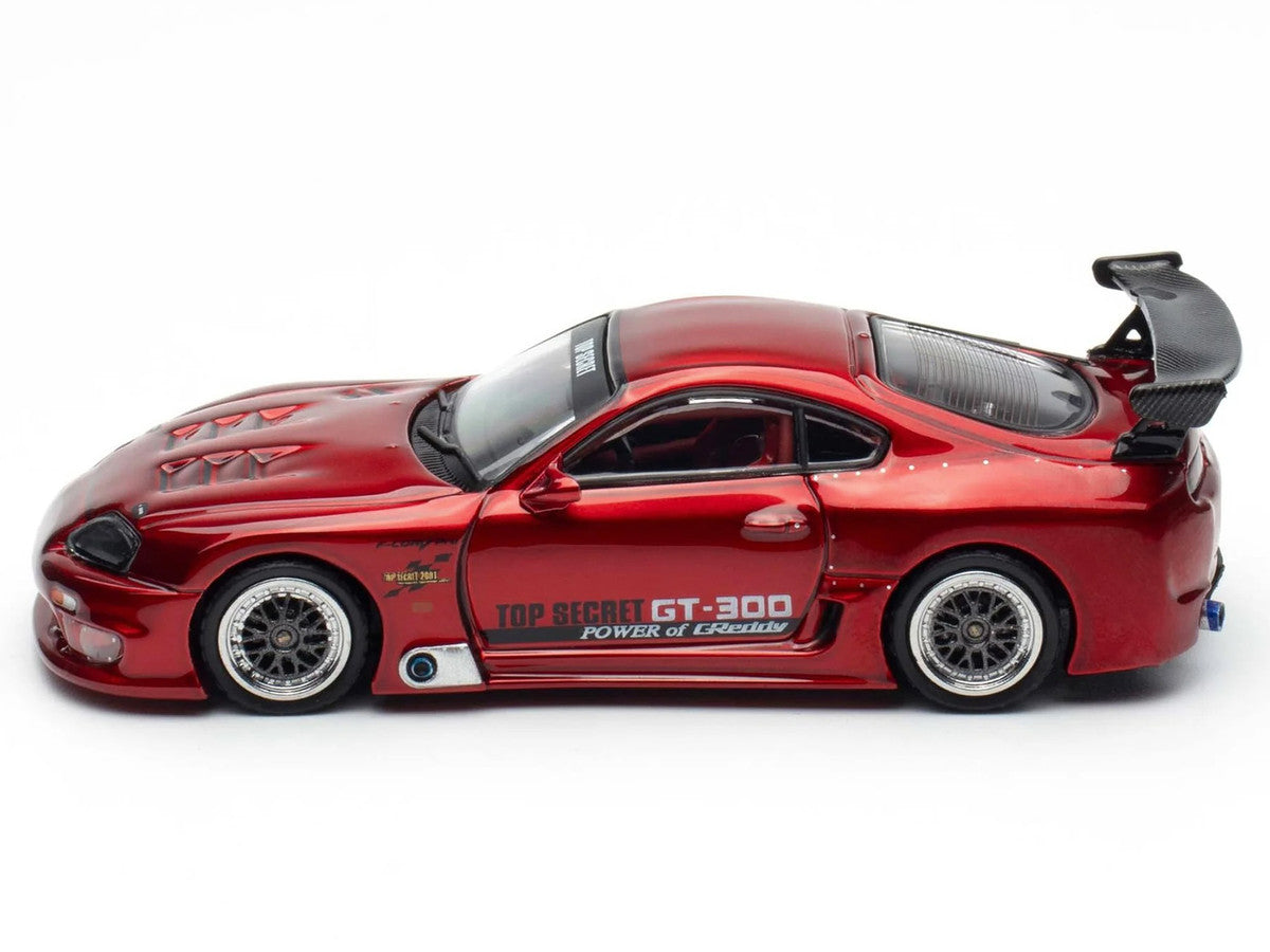 Toyota Supra A80 Top Secret GT300 RHD 1/64 Diecast Model Car-1