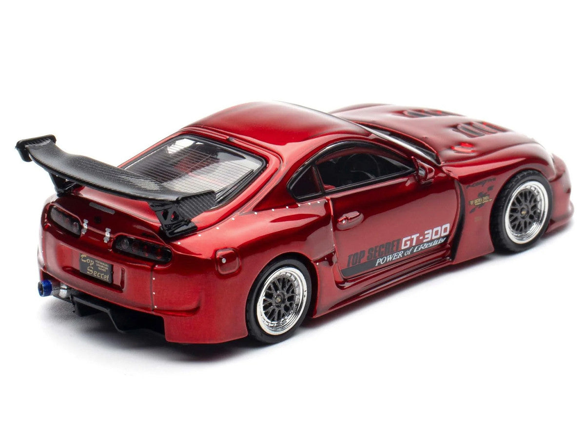 Toyota Supra A80 Top Secret GT300 RHD 1/64 Diecast Model Car-2