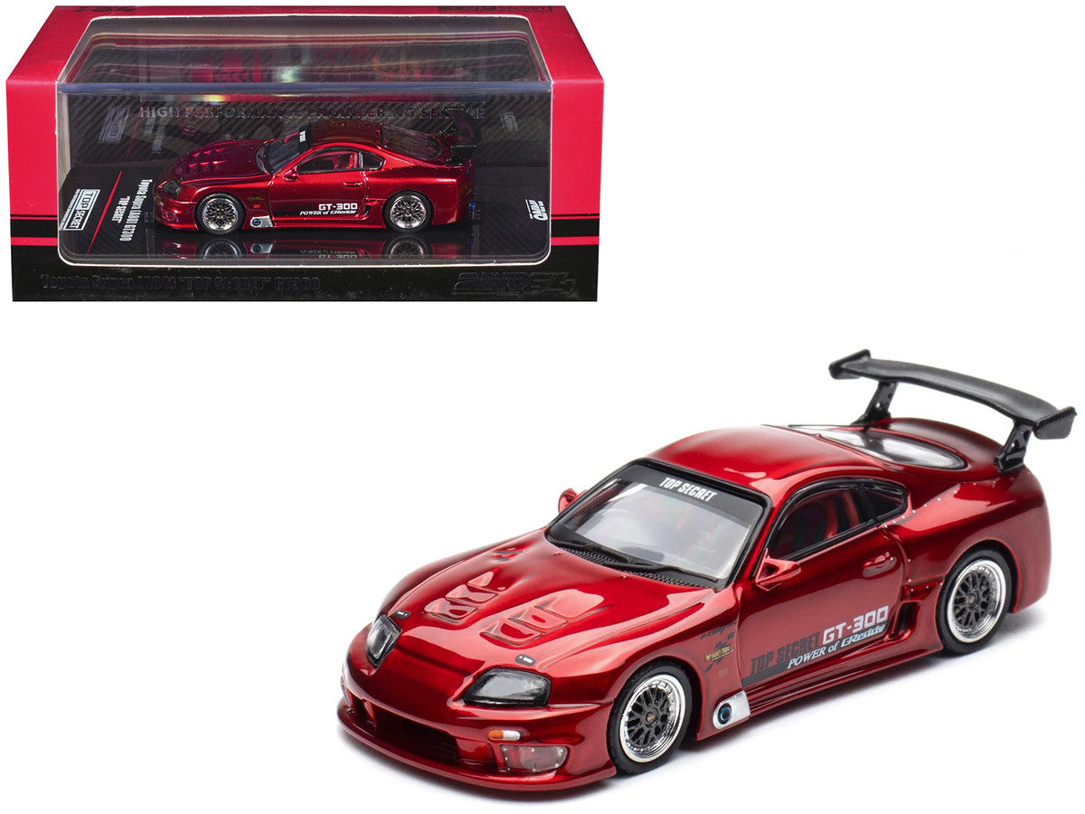 Toyota Supra A80 Top Secret GT300 RHD 1/64 Diecast Model Car-0