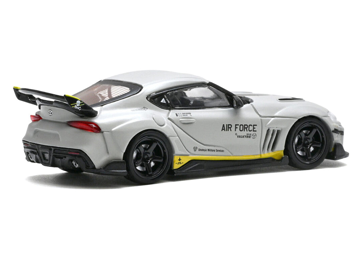 Toyota Supra A90 WBK DarwinPro Matt Gray 1/64 Diecast Model Car-0