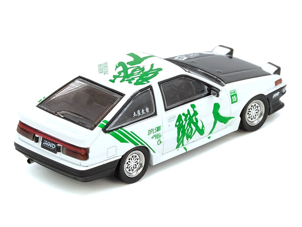 Toyota Sprinter Trueno AE86 RHD Keiichi Tsuchiya 1/64 Diecast Model-0