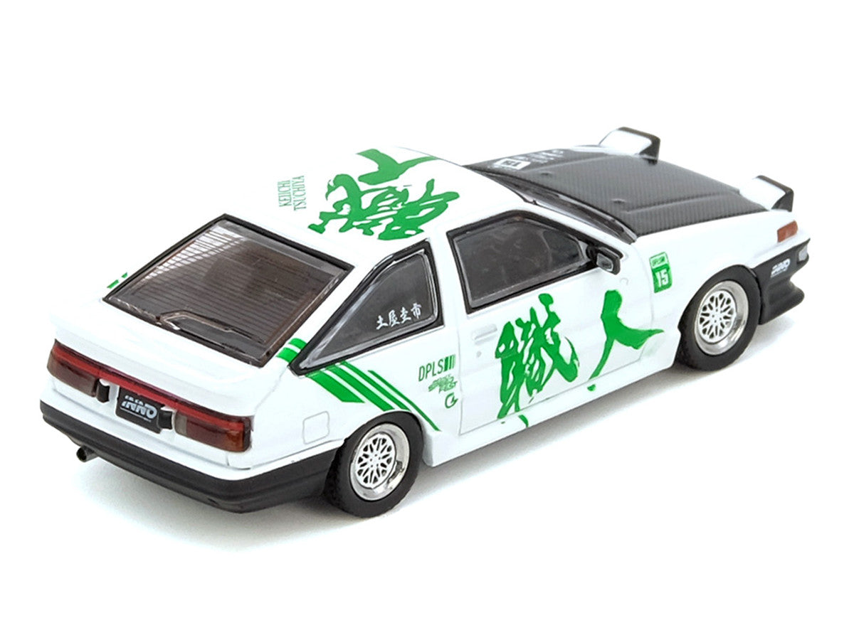 Toyota Sprinter Trueno AE86 RHD Keiichi Tsuchiya 1/64 Diecast Model-0