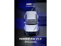 Pandem E30 M3 1/64 Diecast Model Car Silver Metallic Dark Blue-0