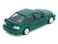 Honda Civic Ferio Si EK RHD Green Metallic 1/64 Diecast Model Car-0