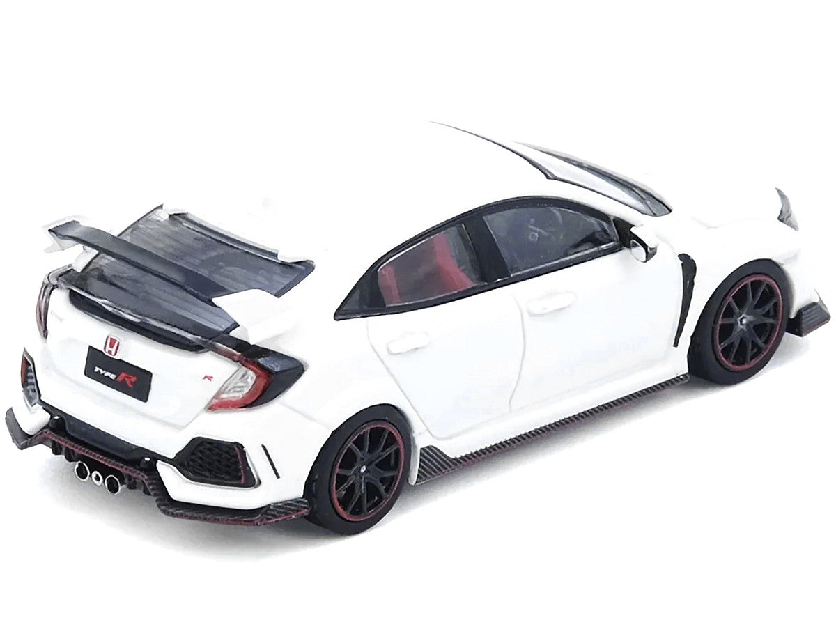 Honda Civic Type R FK8 RHD White 1/64 Diecast Model Car by Inno Models-1