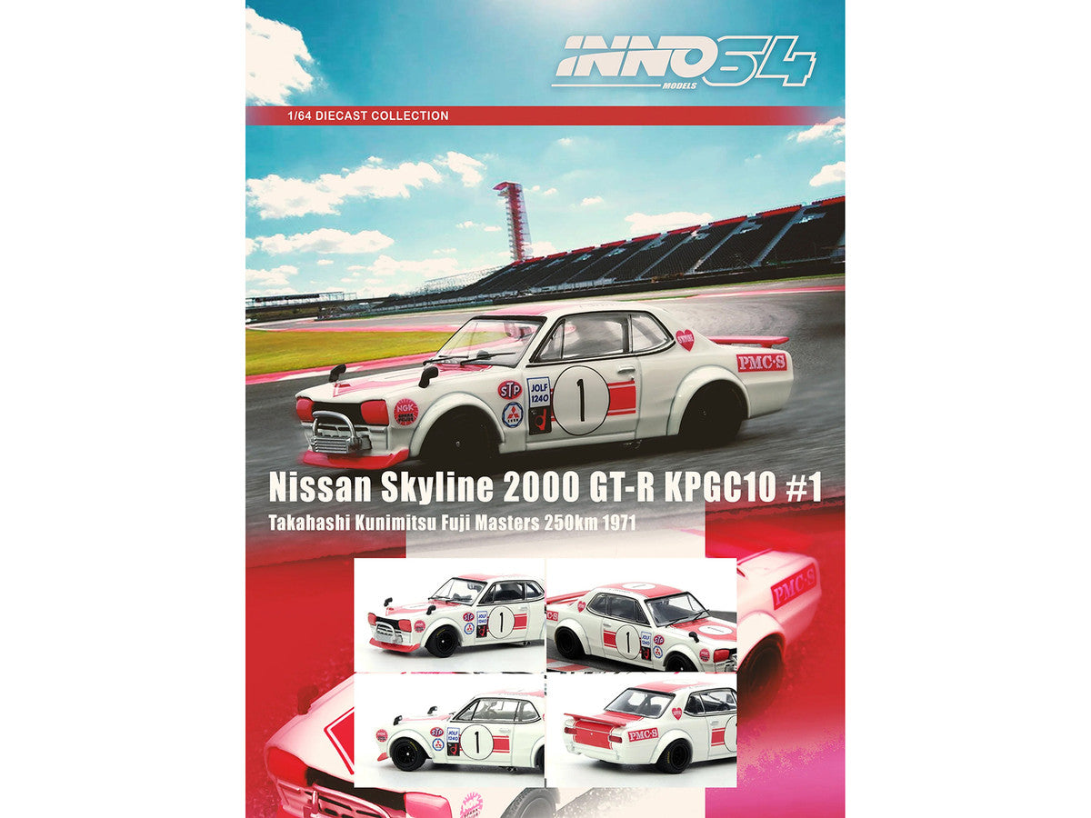 Nissan Skyline 2000 GT-R KPGC10 1971 Fuji Masters 1/64 Diecast Model-1