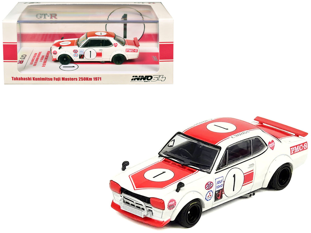 Nissan Skyline 2000 GT-R KPGC10 1971 Fuji Masters 1/64 Diecast Model-3