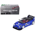 Mazda AZ-1 Liberty Walk LB40 RHD 1/64 Diecast Model Car Blue Black Top-0