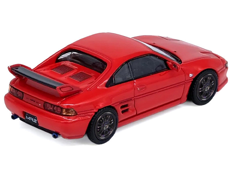 Toyota MR2 SW20 RHD Red 1/64 Diecast Model Car by Inno Models-2