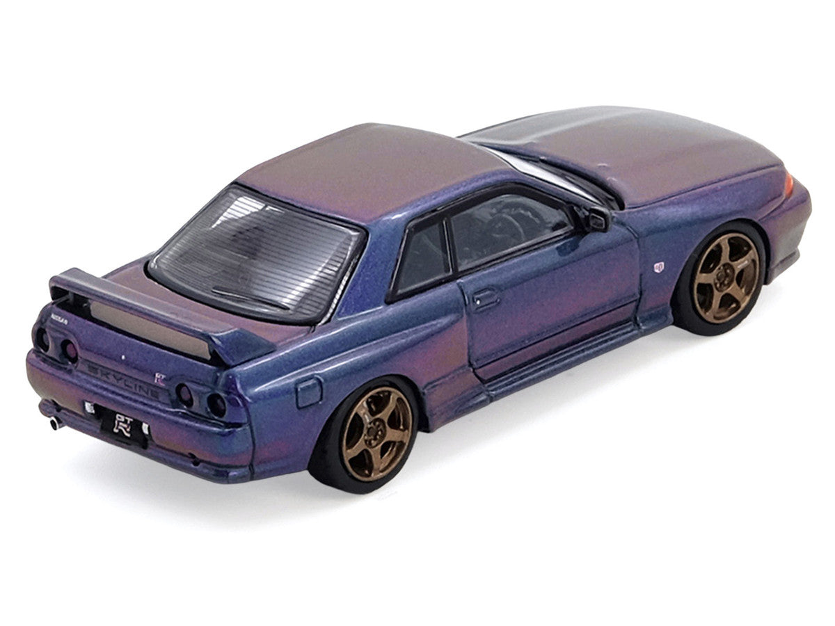 Nissan Skyline GT-R R32 RHD 1/64 Diecast Midnight Purple Metallic Australian Edition-0