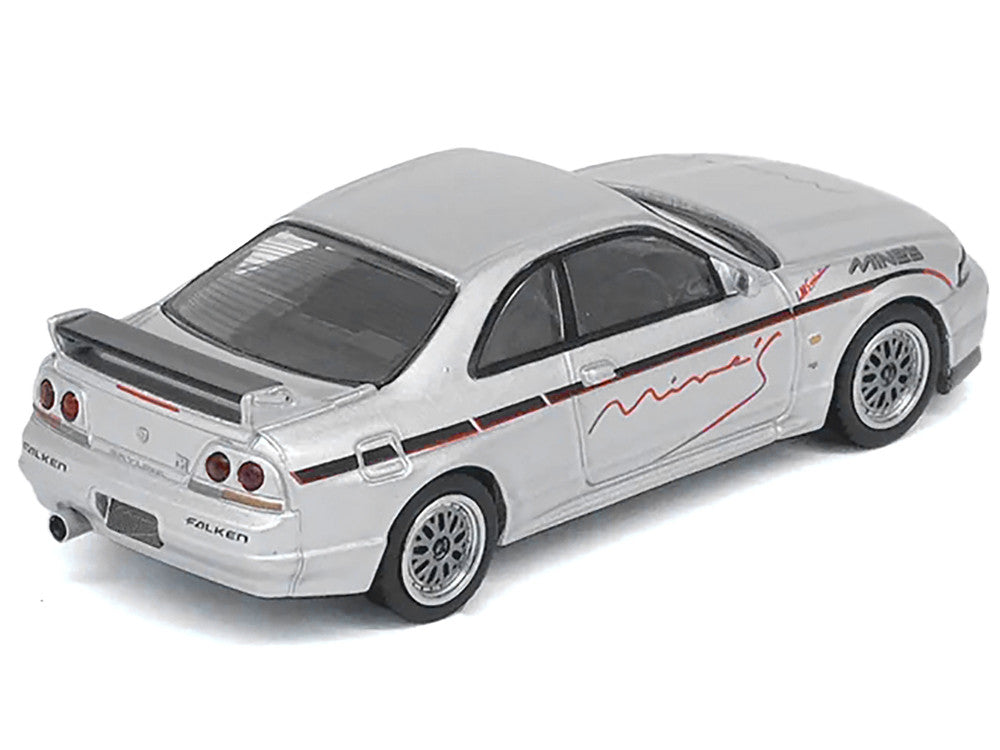 Inno Models 1/64 Nissan Skyline GT-R N1 R33 RHD Silver Diecast Car-0