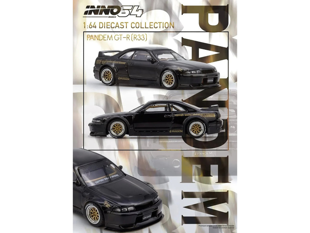 Nissan Skyline GT-R BCNR33 RHD Pandem Rocket Bunny 1/64 Diecast Model-4