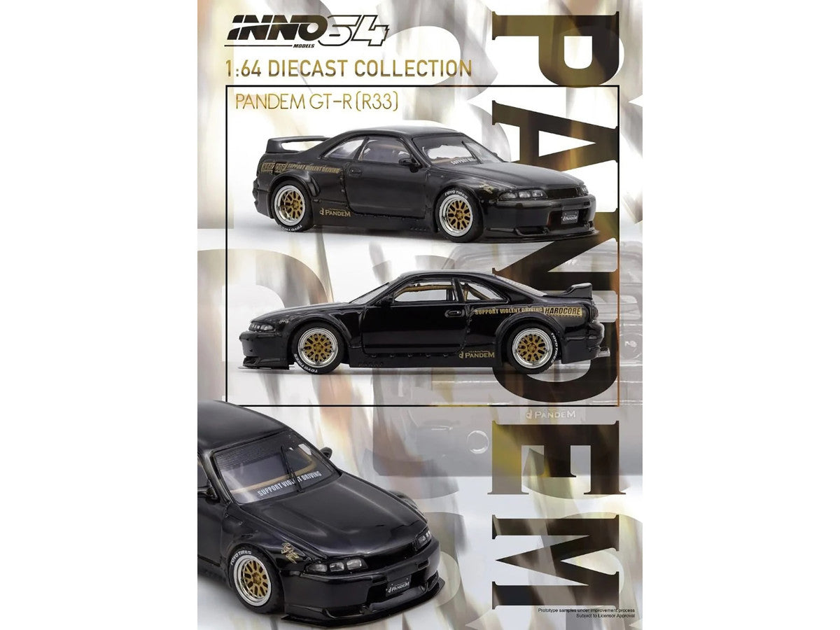Nissan Skyline GT-R BCNR33 RHD Pandem Rocket Bunny 1/64 Diecast Model-4