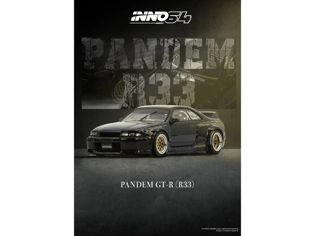 Nissan Skyline GT-R BCNR33 RHD Pandem Rocket Bunny 1/64 Diecast Model-3