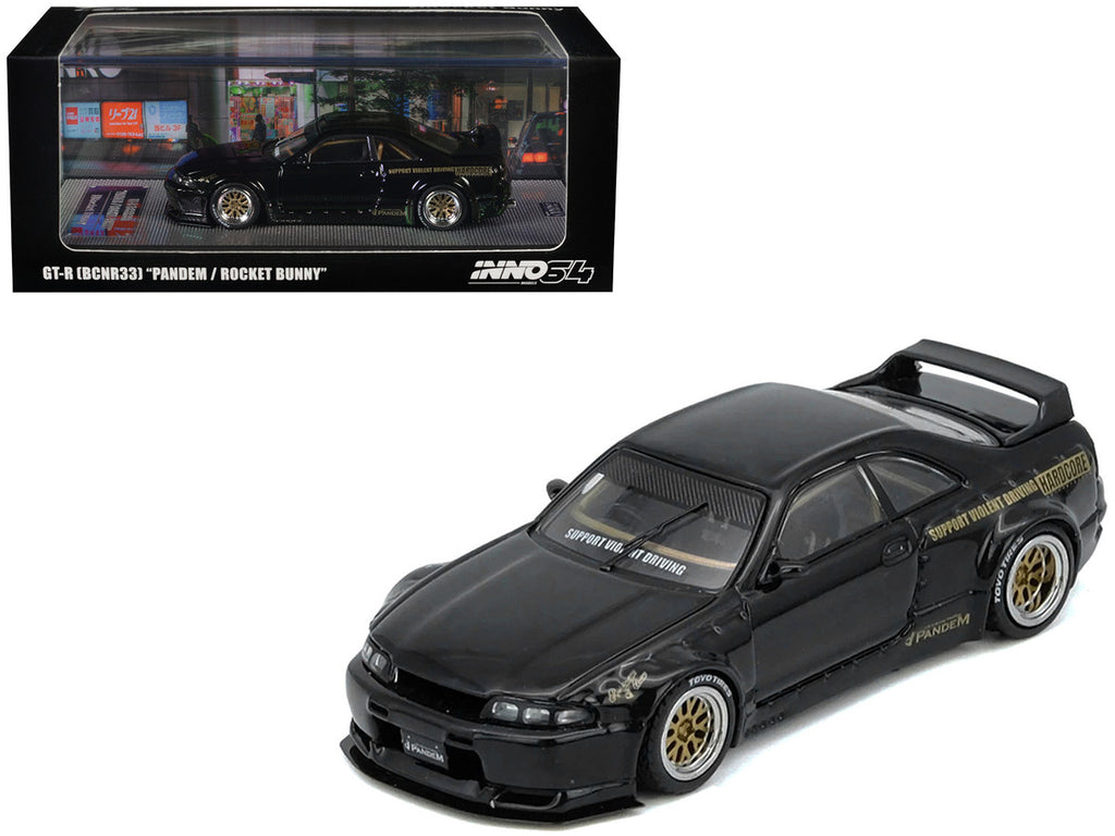 Nissan Skyline GT-R BCNR33 RHD Pandem Rocket Bunny 1/64 Diecast Model-0