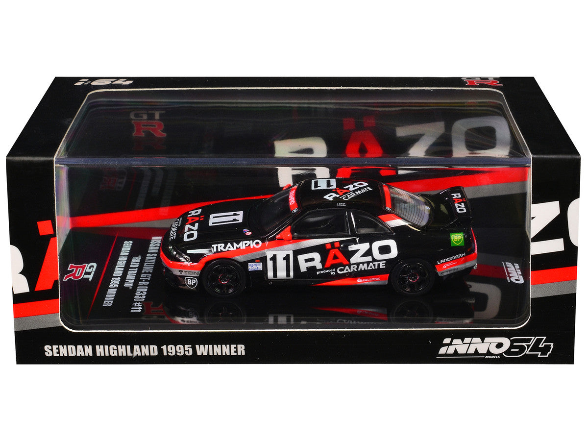 Nissan Skyline GT-R R33 1/64 Diecast Model RHD Inno Models-2
