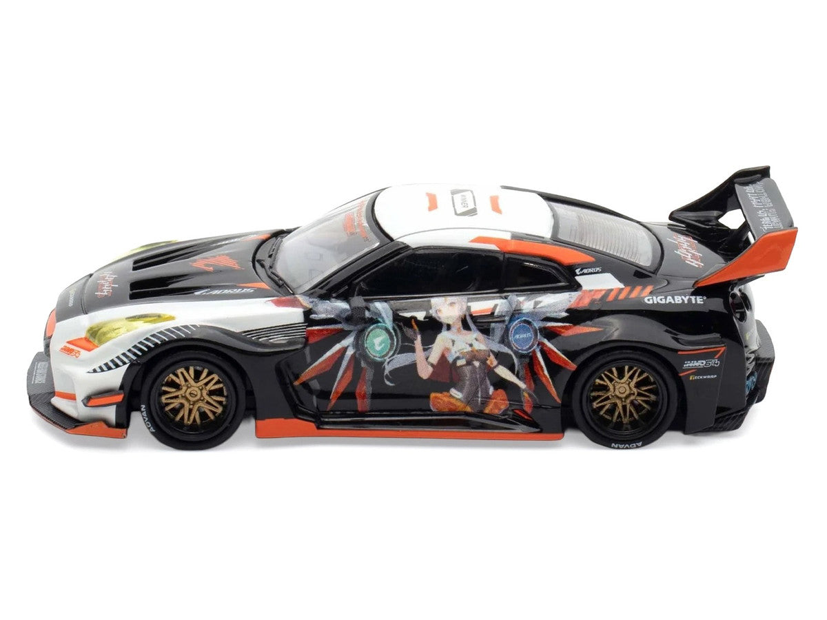 Nissan GT-R R35 Widebody RHD 1/64 Diecast Model Limited Edition-1