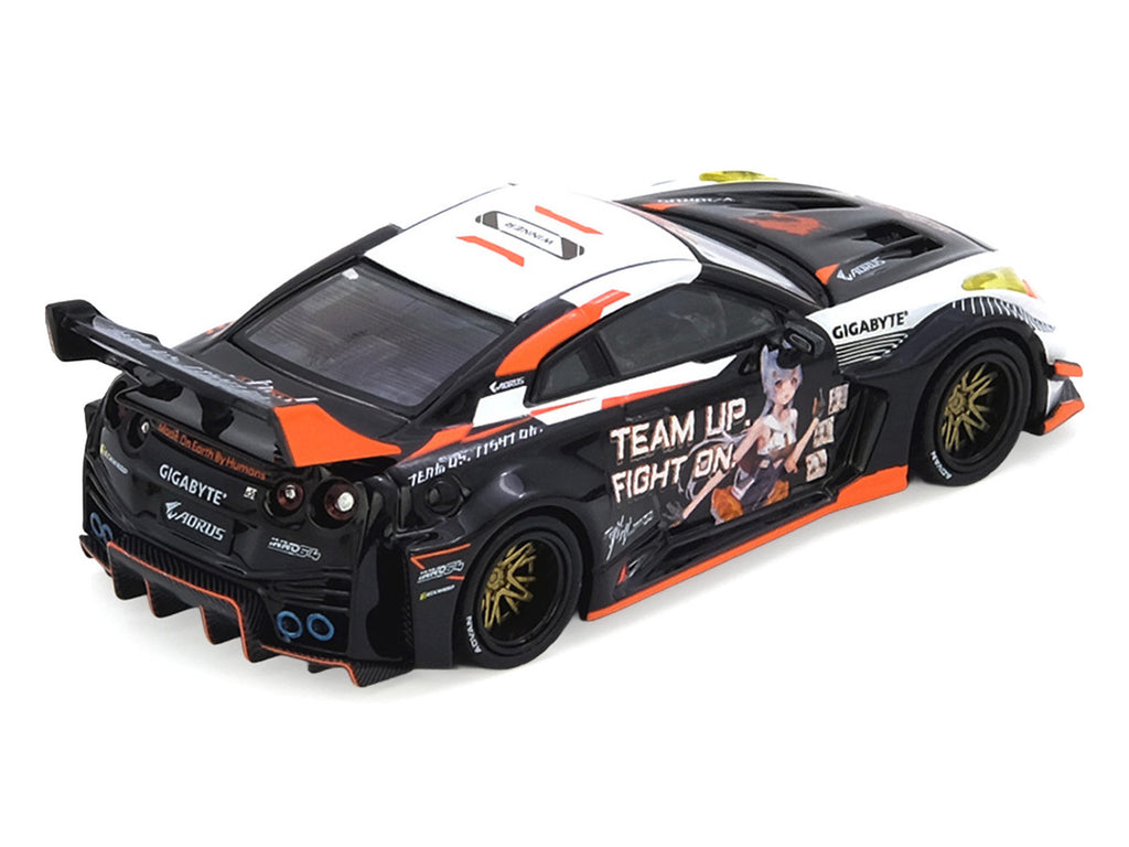 Nissan GT-R R35 Widebody RHD 1/64 Diecast Model Limited Edition-0
