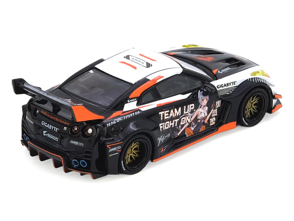 Nissan GT-R R35 Widebody RHD 1/64 Diecast Model Limited Edition-0