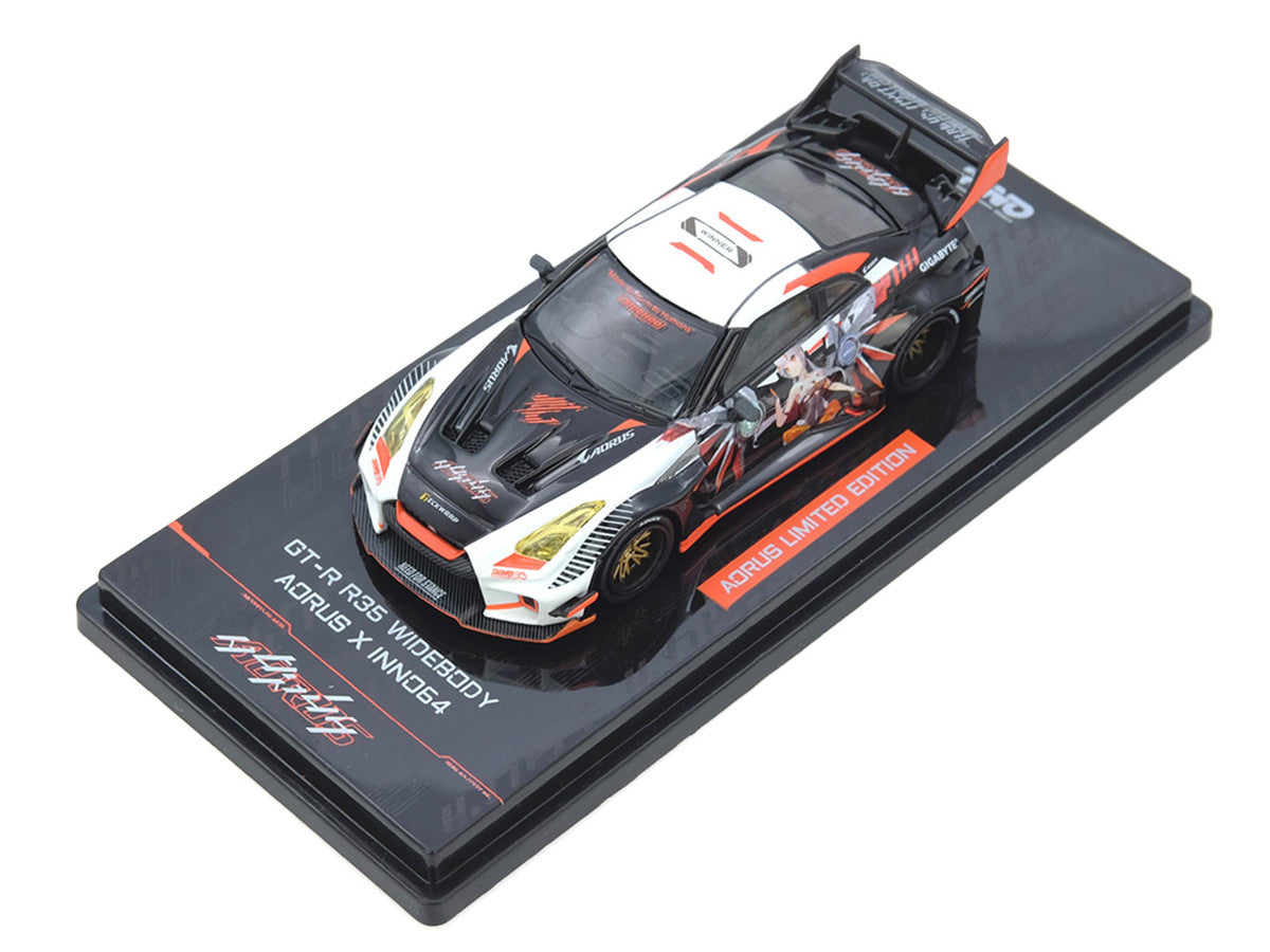 Nissan GT-R R35 Widebody RHD 1/64 Diecast Model Limited Edition-2