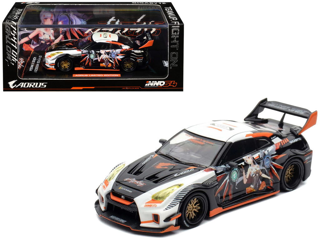 Nissan GT-R R35 Widebody RHD 1/64 Diecast Model Limited Edition-4