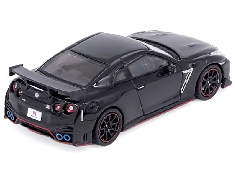 Nissan GT-R R35 Nismo Black RHD 1/64 Diecast Model Car-0