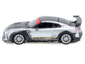 Nissan GT-R R35 Top Secret RHD Silver Carbon Hood 1/64 Diecast Model-0
