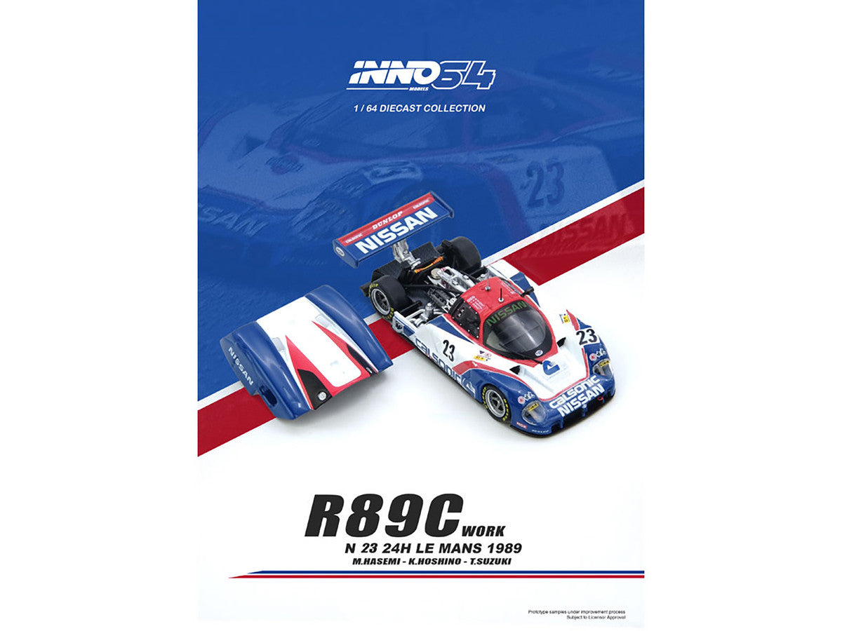 Nissan R89C 1/64 Diecast Model Car 1989 Le Mans Inno Models-1