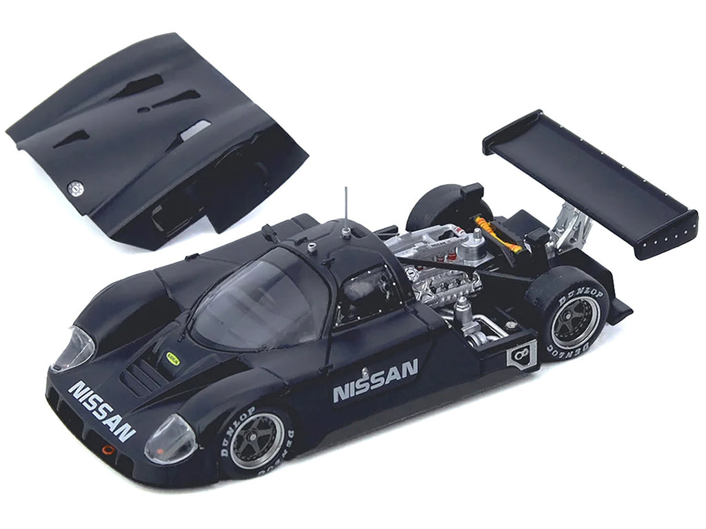 Nissan R89C 1/64 Diecast Model Car Matt Black Le Mans 1988-1
