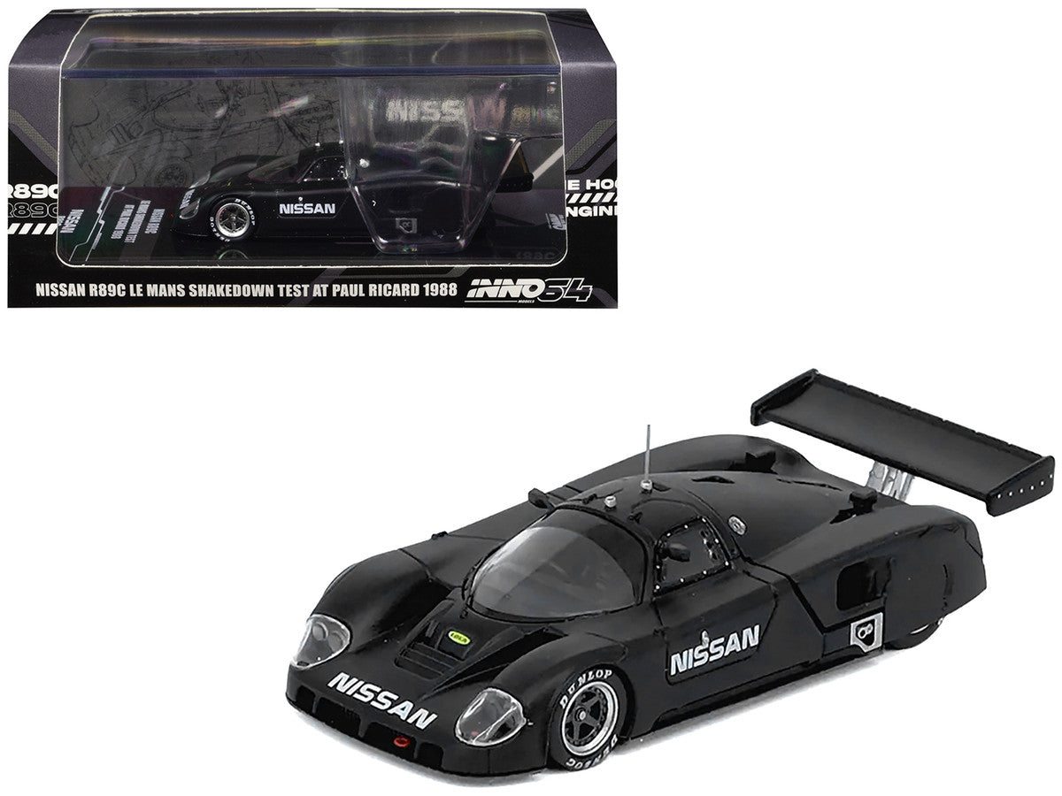 Nissan R89C 1/64 Diecast Model Car Matt Black Le Mans 1988-4