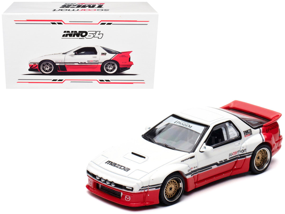 Mazda RX-7 FC3S Pandem Rocket Bunny 1/64 Diecast Model Car-4