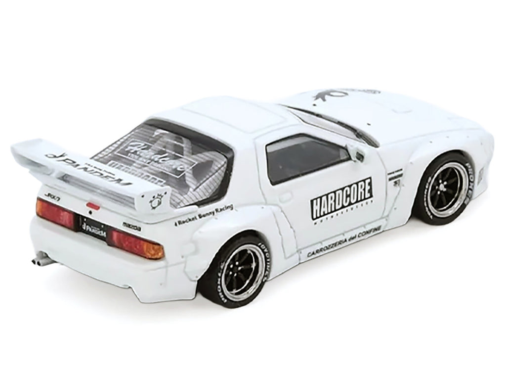 Mazda RX7 FC3S Pandem Aero White Widebody 1/64 Diecast Model-0
