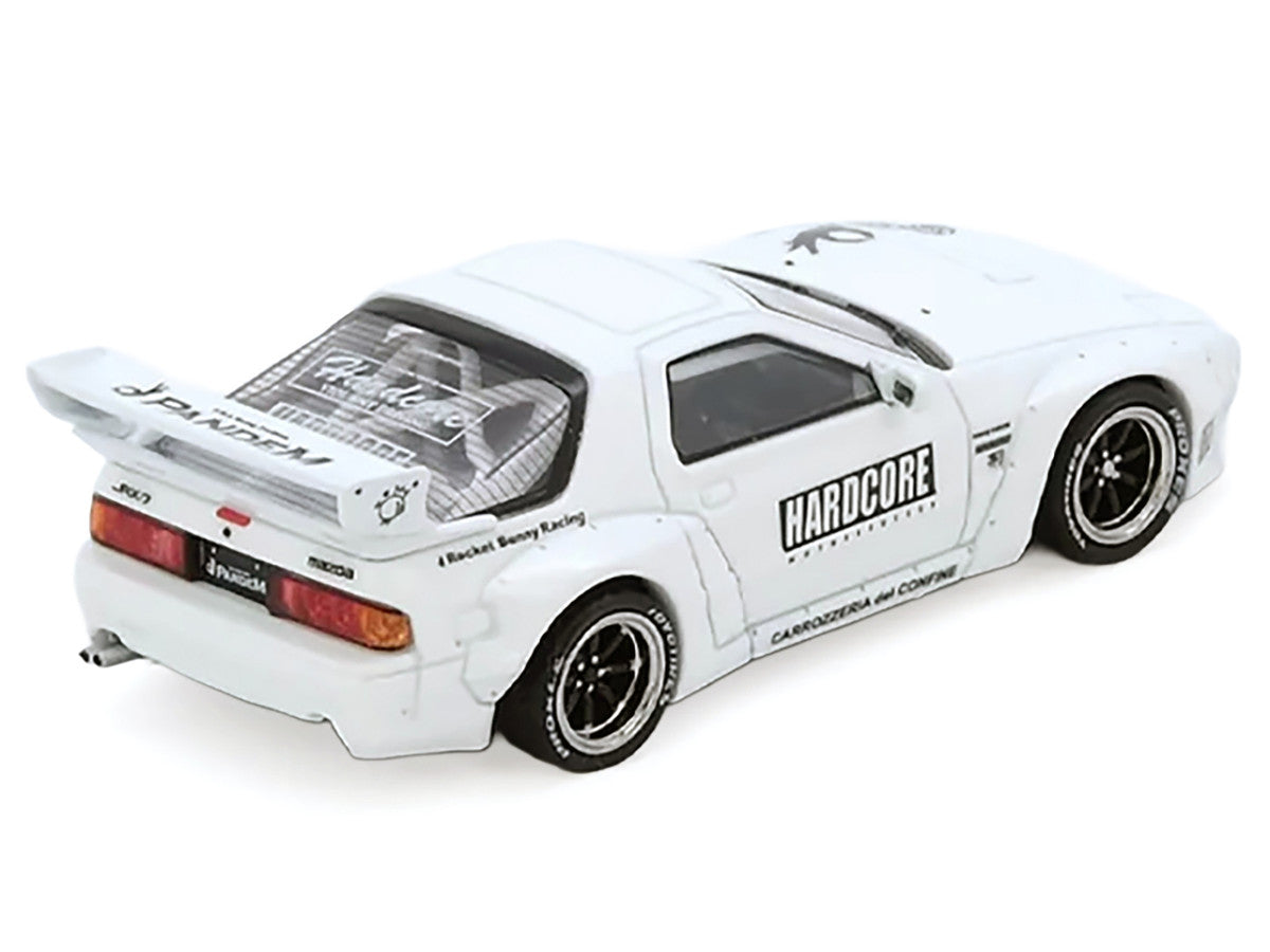 Mazda RX7 FC3S Pandem Aero White Widebody 1/64 Diecast Model-0