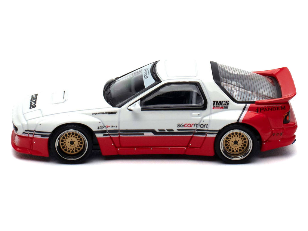 Mazda RX-7 FC3S Pandem Rocket Bunny 1/64 Diecast Model Car-0