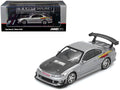 Nissan Top Secret Silvia S15 RHD Silver Carbon Hood 1/64 Diecast Model-0
