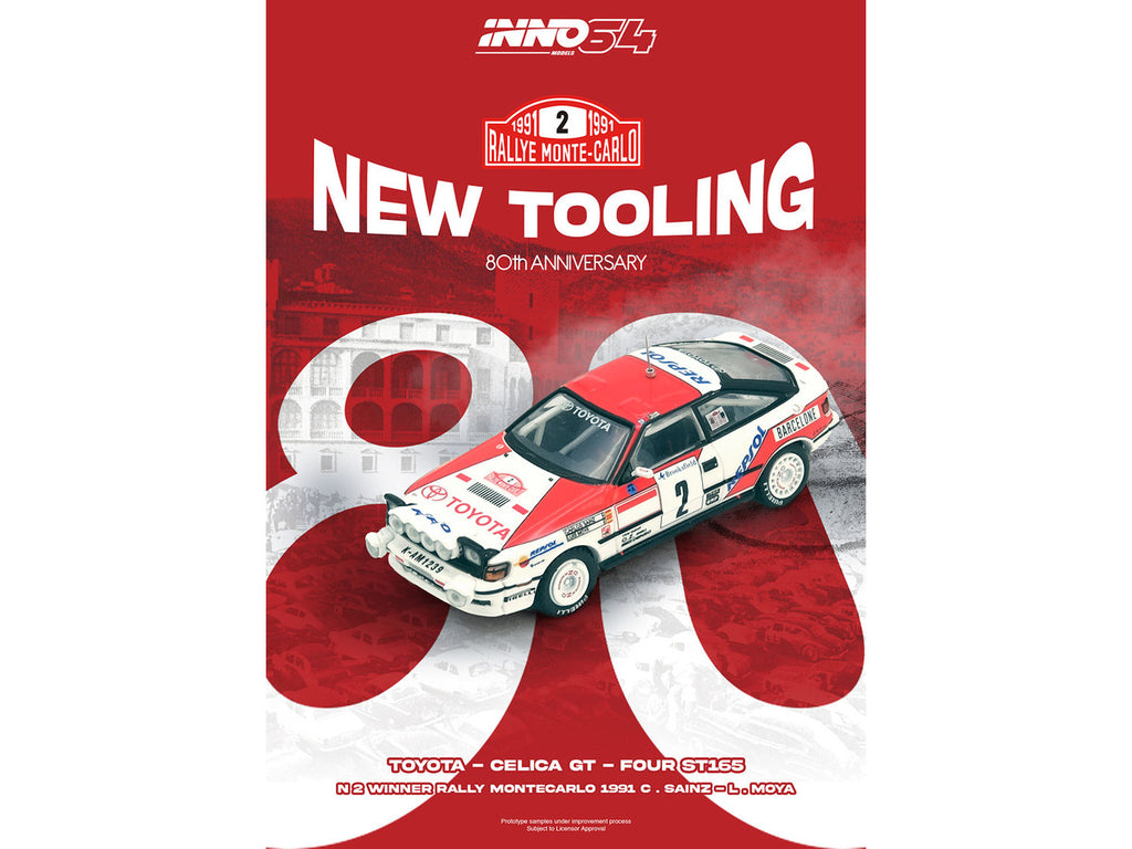 Toyota Celica GT-Four ST165 1/64 Diecast Rally Monte Carlo Winner Model-3