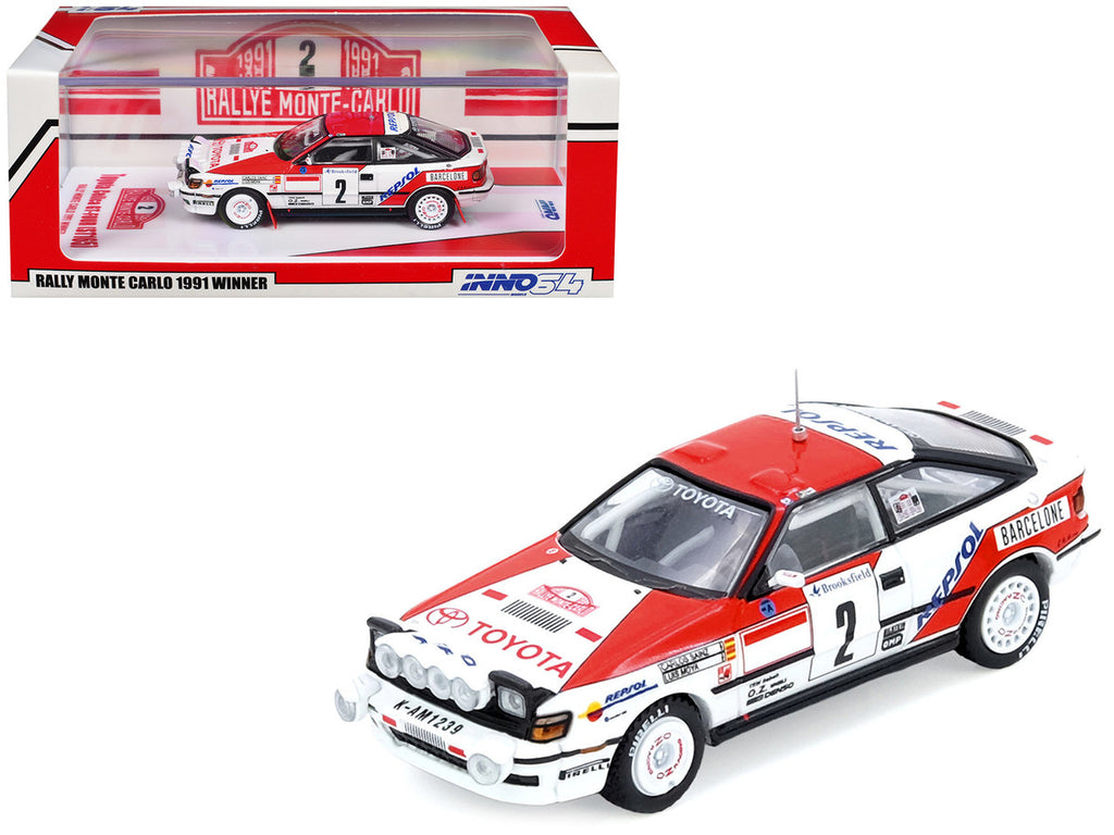 Toyota Celica GT-Four ST165 1/64 Diecast Rally Monte Carlo Winner Model-0
