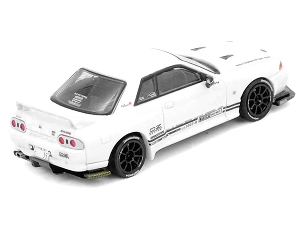 Nissan Skyline Top Secret VR32 GT-R RHD White 1/64 Diecast Model-3