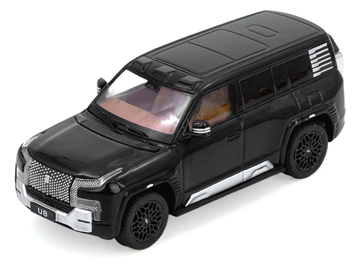 Yangwang U8 Black 1/64 Diecast Model Car by Inno Models Collectible-1