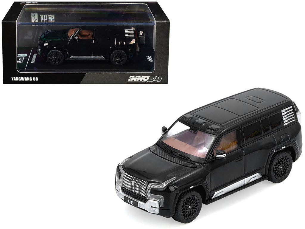 Yangwang U8 Black 1/64 Diecast Model Car by Inno Models Collectible-0