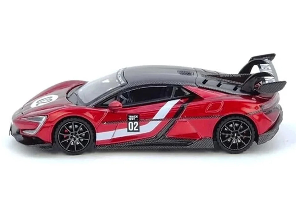 2025 Yangwang U9 Xtreme 1/64 Diecast Model Red EV Supercar-2