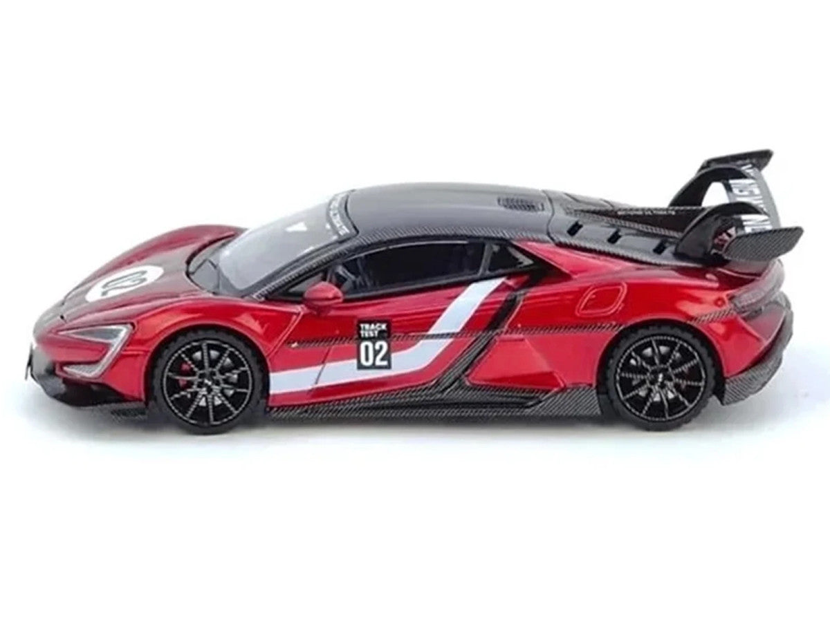 2025 Yangwang U9 Xtreme 1/64 Diecast Model Red EV Supercar-2