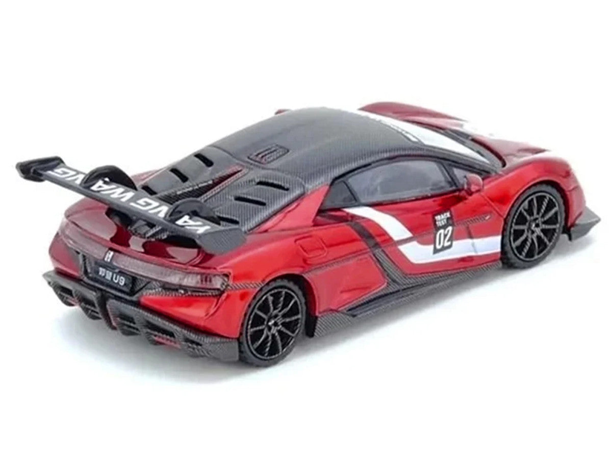 2025 Yangwang U9 Xtreme 1/64 Diecast Model Red EV Supercar-3