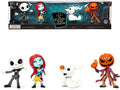Set of 4 Diecast Figurines (2.5") Tim Burton's "The Nightmare Before Christmas" "Metalfigs" Series by Jada-0
