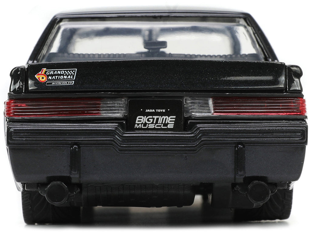1987 Buick Grand National Black Metallic "Blackbird" "Bigtime Muscle" Series 1/24 Diecast Model Car by Jada-4