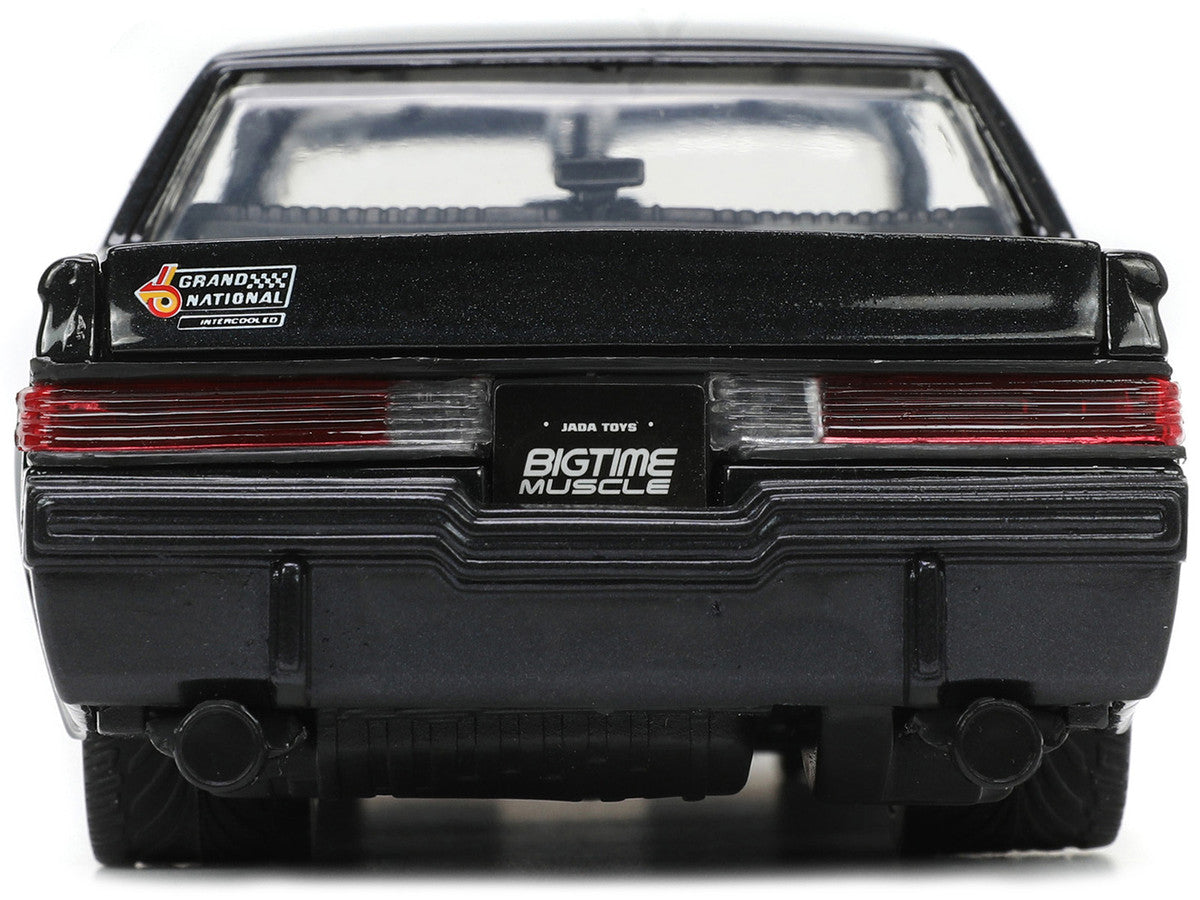 1987 Buick Grand National Black Metallic "Blackbird" "Bigtime Muscle" Series 1/24 Diecast Model Car by Jada-4