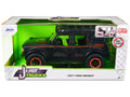 2021 Ford Bronco Matt Black with Orange Stripes and Roof Rack "Addictive Desert Designs" "Just Trucks" Series 1/24 Diecast Model Car by Jada-0