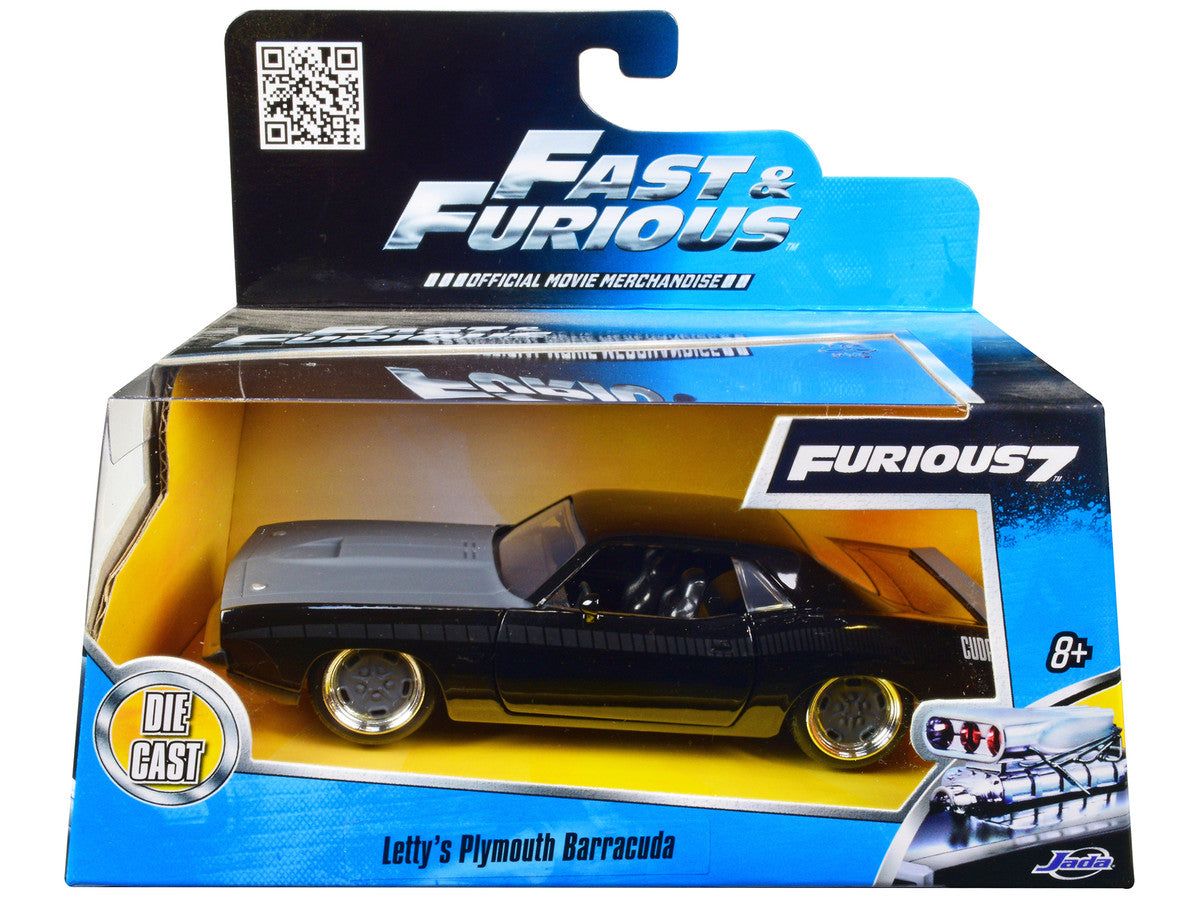 Letty's Plymouth Barracuda "Fast & Furious 7" Movie 1/32 Diecast Model Car by Jada-0
