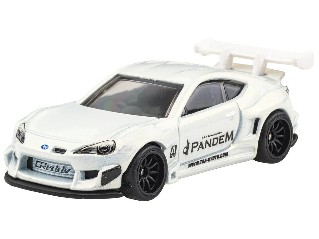 Subaru BRZ Pandem RHD (Right Hand Drive) White Metallic "Circuit Legends" Series Diecast Model Car by Hot Wheels-1